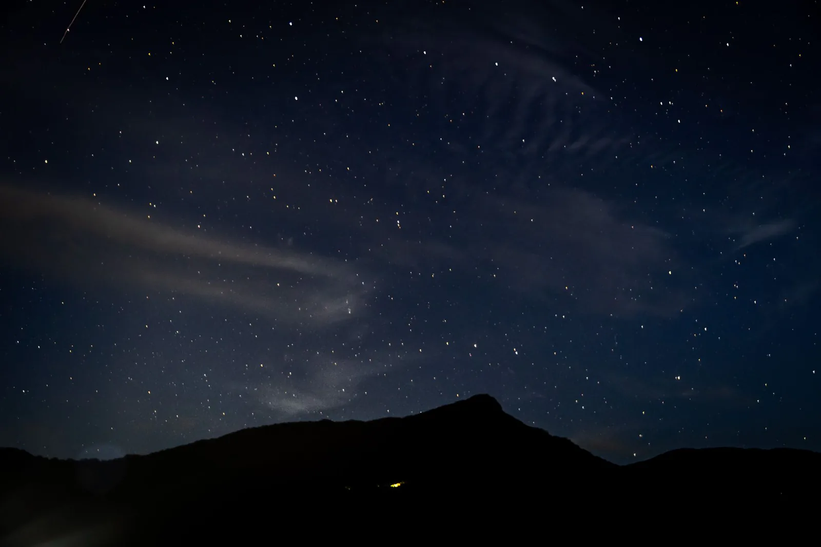 Galactic Contact Evening under the stars